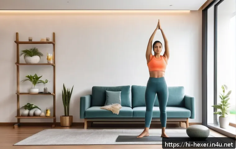 스마트 홈트 기구  미러와 톤 비교 - A sleek, modern smart fitness mirror mounted elegantly on a living room wall in an Indian household,...